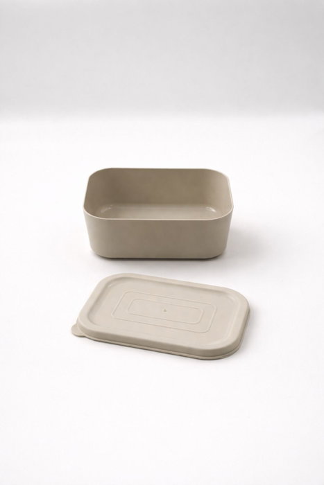 Hermia Juego de Cajas de Almacenamiento BU0062, 6 Piezas, Crema